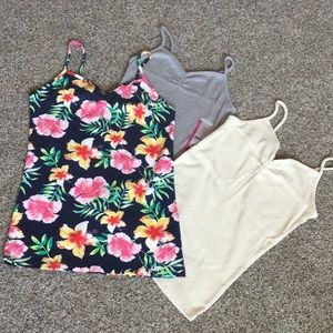 3 No Boundaries Camisoles New Never Worn
